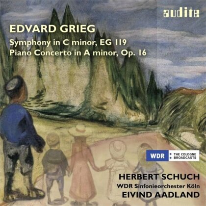 Edvard Grieg (1843-1907), Eivind Aadland, Herbert Schuch & WDR Sinfonieorchester Köln - Sinfonische Werke 4 / Klavierkonzert (SACD)