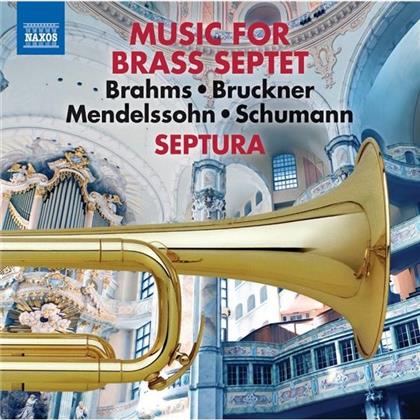Septura, Johannes Brahms (1833-1897), Anton Bruckner (1824-1896), Felix Mendelssohn-Bartholdy (1809-1847) & Robert Schumann (1810-1856) - Musik Für Blechbläser-Septett