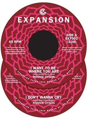 Ronnie Dyson - I Want To Be Where Your Are / I Don't Wanna Cry - 7 Inch (7" Single)