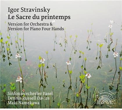 Igor Strawinsky (1882-1971), Dennis Russell Davies, Maki Namekawa & Sinfonieorchester Basel - Le Sacre Du Printemps - Version For Orchestra & Version For Piano Four Hands