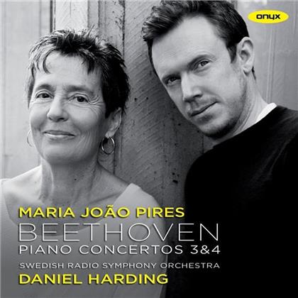 Maria Joao Pires, Swedish Radio Orchestra & Daniel Harding - Beethoven: Piano Concertos 3 & 4