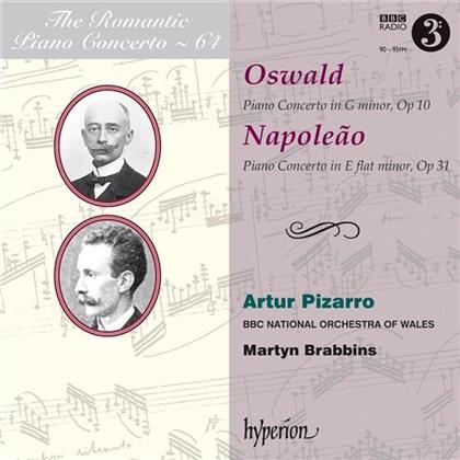 Oswald, Napoleano, Martyn Brabbins, Artur Pizarro & BBC National Orchestra Of Wales - Romantic Piano Concertos Vol. 64