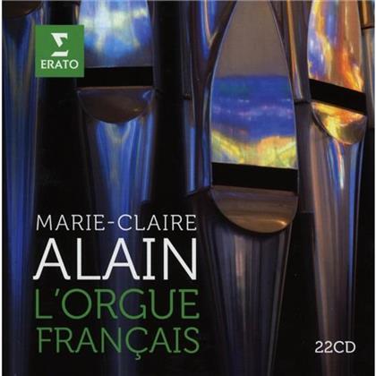 Marie-Claire Alain - Französische Orgelmusik (22 CDs)