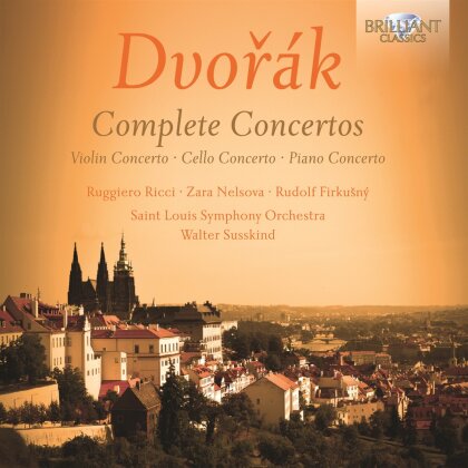 Antonin Dvorák (1841-1904), Walter Susskind, Ruggiero Ricci, Zara Nelsova, Rudolf Firkusny, … - Komplette Konzerte (2 CD)