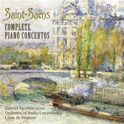 Camille Saint-Saëns (1835-1921) & Gabriel Tacchino - Klavierkonzerte (2 CDs)