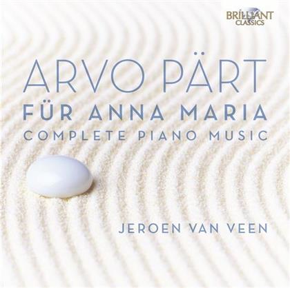 Arvo Pärt (*1935) & Jeroen van Veen (*1969) - Für Anna Maria - Complete Piano Music (2 CDs)