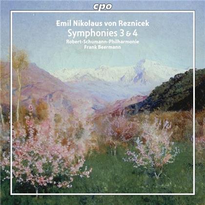 Emil Niklaus von Reznicek (1860-1945), Frank Beermann & Robert Schumann (1810-1856) - Symphonies Nr3 & 4