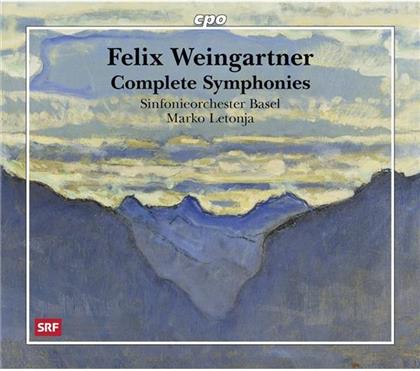 Felix Weingartner (1863-1942), Marko Letonja & Sinfonieorchester Basel - Complete Symphonies Nr1-7 & Symphonic Works (7 Hybrid SACDs)