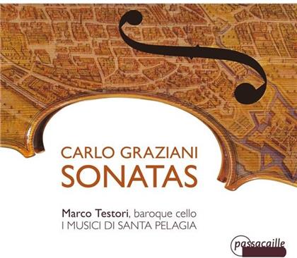 Carlo Graziani (1710-1787), Marco Testori, Ana Raquel Pinheiro & I Musici di Santa Pelagia - Sonatas per Violoncello - Cellosonaten