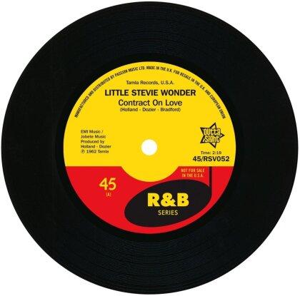 Stevie Wonder & Bob Kayli - Contract On Love / Tie Me Tight - 7 Inch (7" Single)