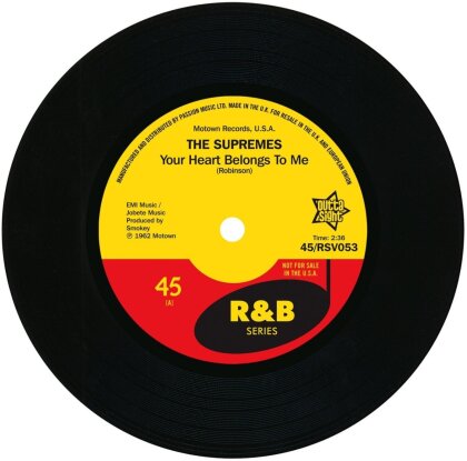 The Supremes - Your Heart Belongs To Me / On Air Interview - 7 Inch (7" Single)