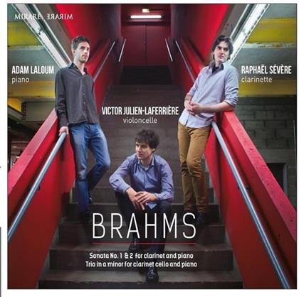 Johannes Brahms (1833-1897), Raphaël Sévère, Victor Julien-Laferrière & Adam Laloum - Sonata No. 1 & 2 For Clarinet And Piano, Trio In A Minor For Clarinet Cello And Piano