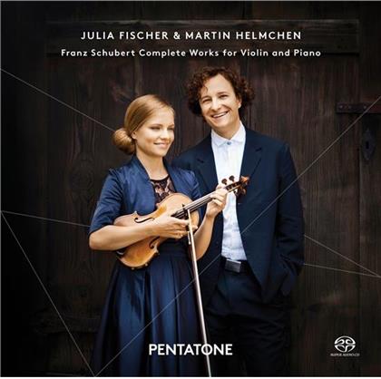 Franz Schubert (1797-1828), Julia Fischer & Martin Helmchen - Complete Works For Violin And Piano (2 CDs)