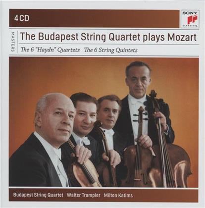 Budapest String Quartet & Wolfgang Amadeus Mozart (1756-1791) - 6 Haydn Quartets & The 6 String Quartets (4 CDs)