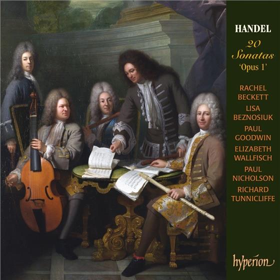 Beckett, Beznosiuk, Goodwin, Wallfisch & Georg Friedrich Händel (1685-1759) - Twenty Sonatas 'opus 1' 3 CD