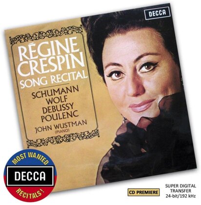 Regine Crespin, Robert Schumann (1810-1856), Hugo Wolf (1860-1903), Claude Debussy (1862-1918) & Francis Poulenc (1899-1963) - Song Recital