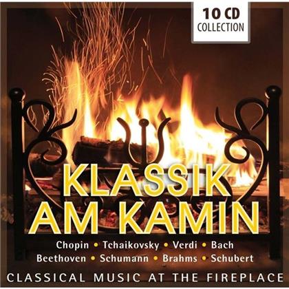 Frédéric Chopin (1810-1849), Peter Iljitsch Tschaikowsky (1840-1893), Giuseppe Verdi (1813-1901), Johann Christian Bach (1735-1782), Ludwig van Beethoven (1770-1827), … - Klassik Am Kamin - Classical Music At The Fireplace (10 CDs)