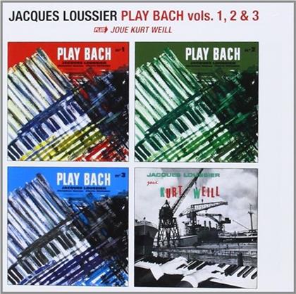 Pierre Michelot, Christian Garros & Jacques Loussier - Play Bach, Vol. 1/2/3 + Joue Kurt Weil (2 CDs)