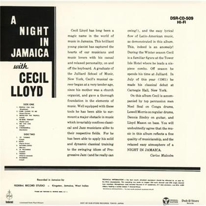 Cecil Lloyd - A Night In Jamaica With Cecil Lloyd