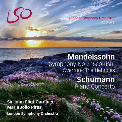 Felix Mendelssohn-Bartholdy (1809-1847), Robert Schumann (1810-1856), Maria Joao Pires, Sir John Eliot Gardiner & The London Symphony Orchestra - Symphonie 3/Klavierkonzert (2 SACDs)