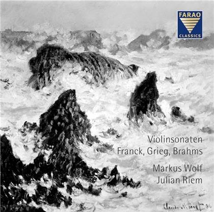 César Franck (1822-1890), Edvard Grieg (1843-1907), Johannes Brahms (1833-1897), Wolf Markus & Julian Reim - Violinsonaten Anno 1886