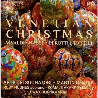 Antonio Vivaldi (1678-1741), Johann Adolph Hasse (1699 - 1783), Giuseppe Torelli (1658-1707), Martin Gester, … - Venetian Christmas (SACD)