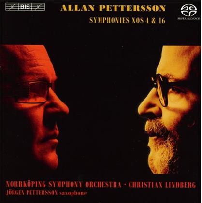 Allan Pettersson (1911-1980), Christian Lindberg (*1958), Jörgen Pettersson & Norrköping Symphony Orchestra - Symphonien 4&16 (SACD + DVD)