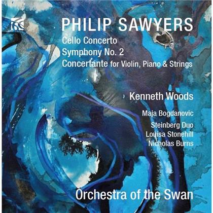 Philip Sawyers *1951, Kenneth Woods, Maja Bogdanovic & Orchestra Of Swan - Cello Concerto, Symphony No. 2