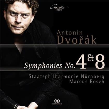 Antonin Dvorák (1841-1904), Marcus Bosch & Staatsphilharmonie Nuernberg, - Symphonies No 4 & 8