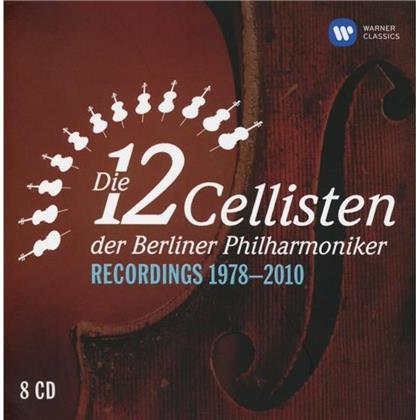 Die 12 Cellisten Der Berliner Philharmoniker, Claude Debussy (1862-1918), Erik Satie (1866-1925), Johann Christian Bach (1735-1782) & Astor Piazzolla (1921-1992) - Recordings 1978-2010 (8 CDs)