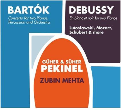 Güher Pekinel, Süher Pekinel, Béla Bartók (1881-1945), Claude Debussy (1862-1918) & Zubin Mehta - Werke Fuer 2 Klaviere (2 CDs)