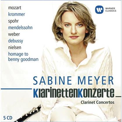 Sabine Meyer, Wolfgang Meyer, Bliss J., Emmanuel Pahud, … - Klarinettenkonzerte - Collextor's Edition (5 CDs)