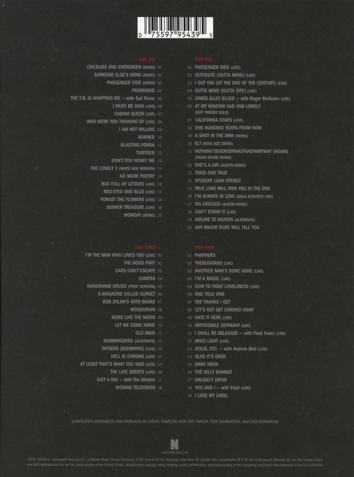 Alpha Mike Foxtrot Rare Tracks 1994 2014 4 Cds By Wilco Cede Com