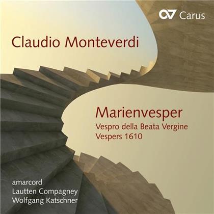 Claudio Monteverdi (1567-1643), Wolfgang Katschner & Lautten Compagney Berlin - Marienvesper