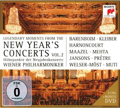 Daniel Barenboim, Kleiber, Nikolaus Harnoncourt, + & Wiener Philharmoniker - Höhepunkte Der Neujahrskonzerte 2 (3 CDs + DVD)