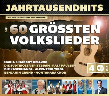 Jahrtausendhits - Die 60 Grössten Volkslieder (4 CD)