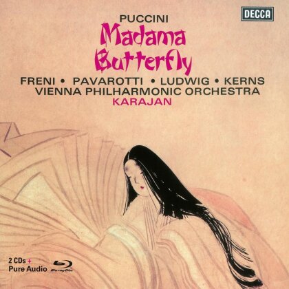 Luciano Pavarotti & Giacomo Puccini (1858-1924) - Madama Butterfly - Pure Audio - Bluray Only (2 CDs + Blu-ray)