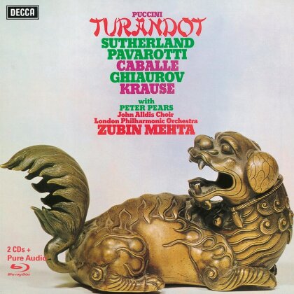 Luciano Pavarotti & Giacomo Puccini (1858-1924) - Turandot (Pure Audio) - Pure Audio - Bluray Only (2 Blu-rays)