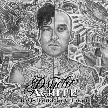 Travis Barker (Blink 182) & Yelawolf - Psycho White (Colored, LP)
