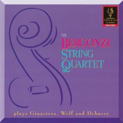Bergonzi String Quartet, Alberto Ginastera (1916-1983), Wolf & Claude Debussy (1862-1918) - Streichquartette