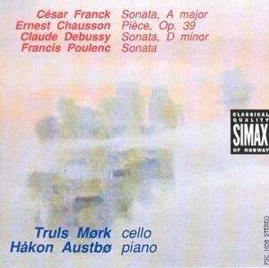 Claude Debussy (1862-1918), César Franck (1822-1890), Francis Poulenc (1899-1963) & Truls Mork - Cellosonaten