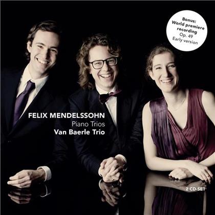 Van Baerle Trio & Felix Mendelssohn-Bartholdy (1809-1847) - Piano Trios