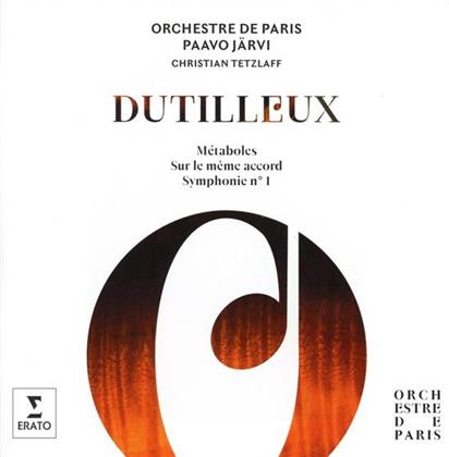 Paavo Järvi, Christian Tetzlaff, Orchestre de Paris & Henri Dutilleux (1916-2013) - Sinfonie Nr.1, Metaboles, Sur Le Meme Accord