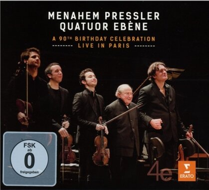 Quatuor Ebène, Antonin Dvorák (1841-1904), Franz Schubert (1797-1828), Claude Debussy (1862-1918), … - Live In Paris (CD + DVD)