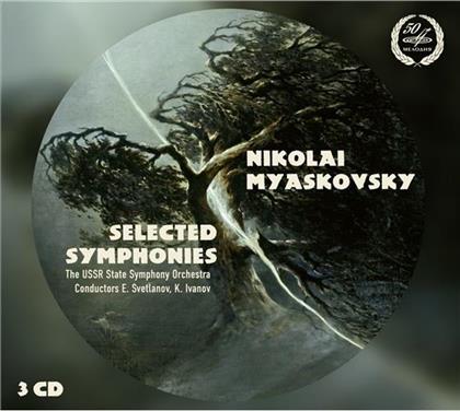 USSR State Symphony Orchestra & Nikolai Myaskovsky (1881-1950) - Selected Symphonies (3 CDs)