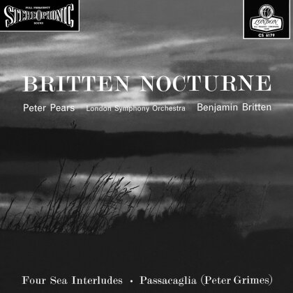 Benjamin Britten (1913-1976), Peter Pears & The London Symphony Orchestra - Nocturne - Four Sea Interludes, Passacaglia (Peter Grimes) - Numbered Limited Edition (LP)