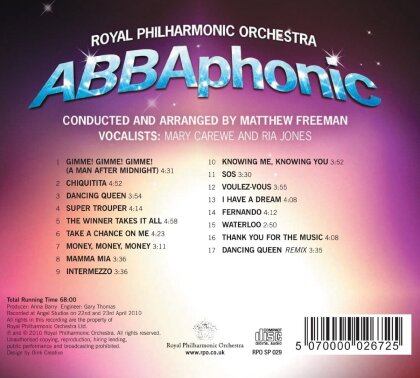 The Royal Philharmonic Orchestra & Matthew Freeman - Abbaphonic