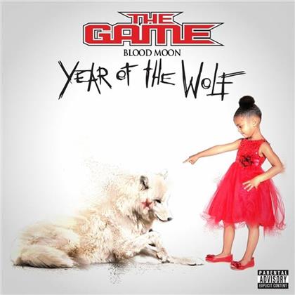 The Game (Rap) - Blood Moon: Year Of The Wolf - Boxset & T-Shirt Grösse L, Sticker (2 CDs)