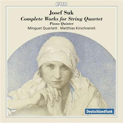 Josef Suk (1874 - 1935), Matthias Kirschnereit & Minguet Quartett - Complete Works For String Quartet /Piano Quintet (2 CDs)