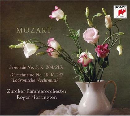 Wolfgang Amadeus Mozart (1756-1791), Sir Roger Norrington & Zürcher Kammerorchester - Serenade K. 204 & Divertimento K. 247